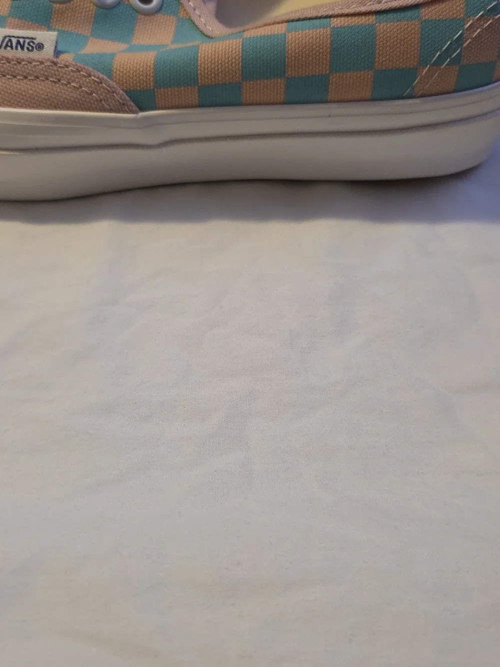 Vans Sepia Rose Pink And Teal Blue Womens Size 8 - Picture 3 of 9